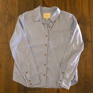 Light blue button down